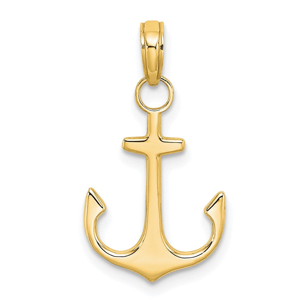 Charlie & Co Jewelry | 14k Anchor Pendant - Model K3075