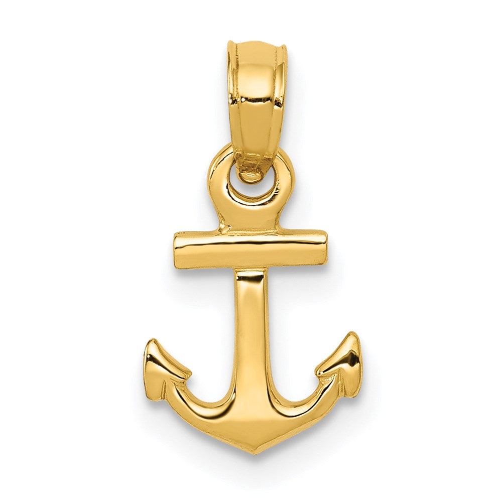 Charlie & Co Jewelry | 14k Mini Anchor Pendant - Model K3087