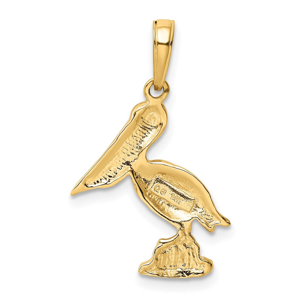 Charlie & Co Jewelry | 14k Pelican Pendant - Model K3118