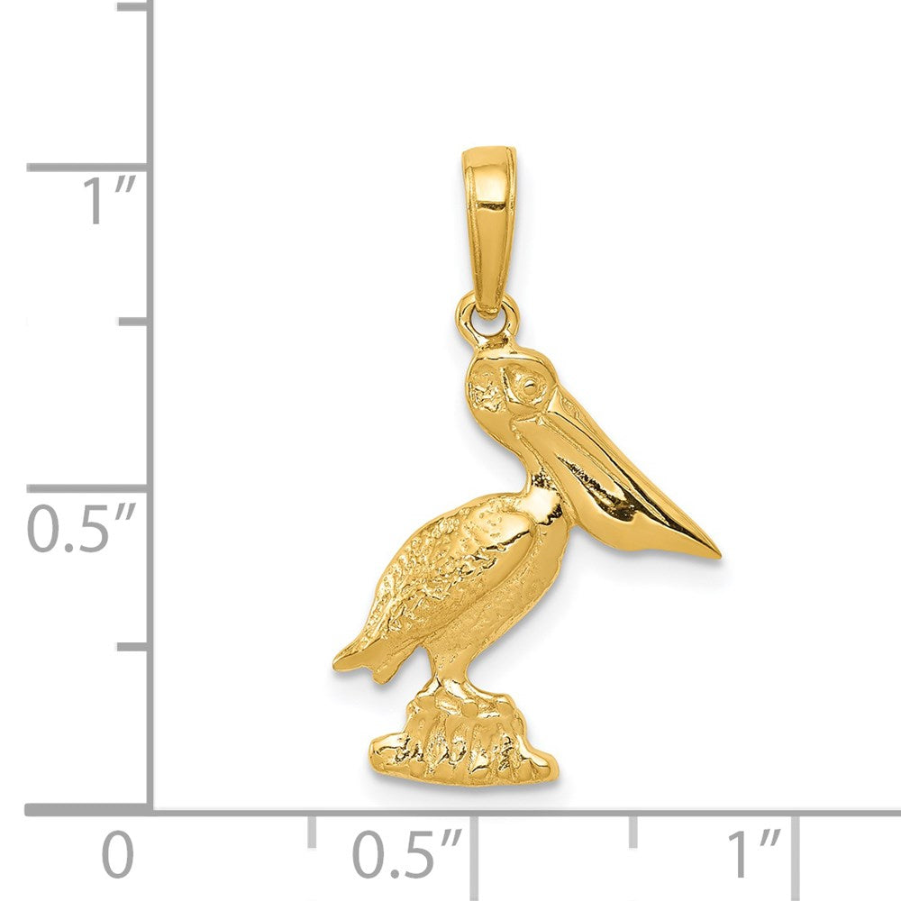 Charlie & Co Jewelry | 14k Pelican Pendant - Model K3118