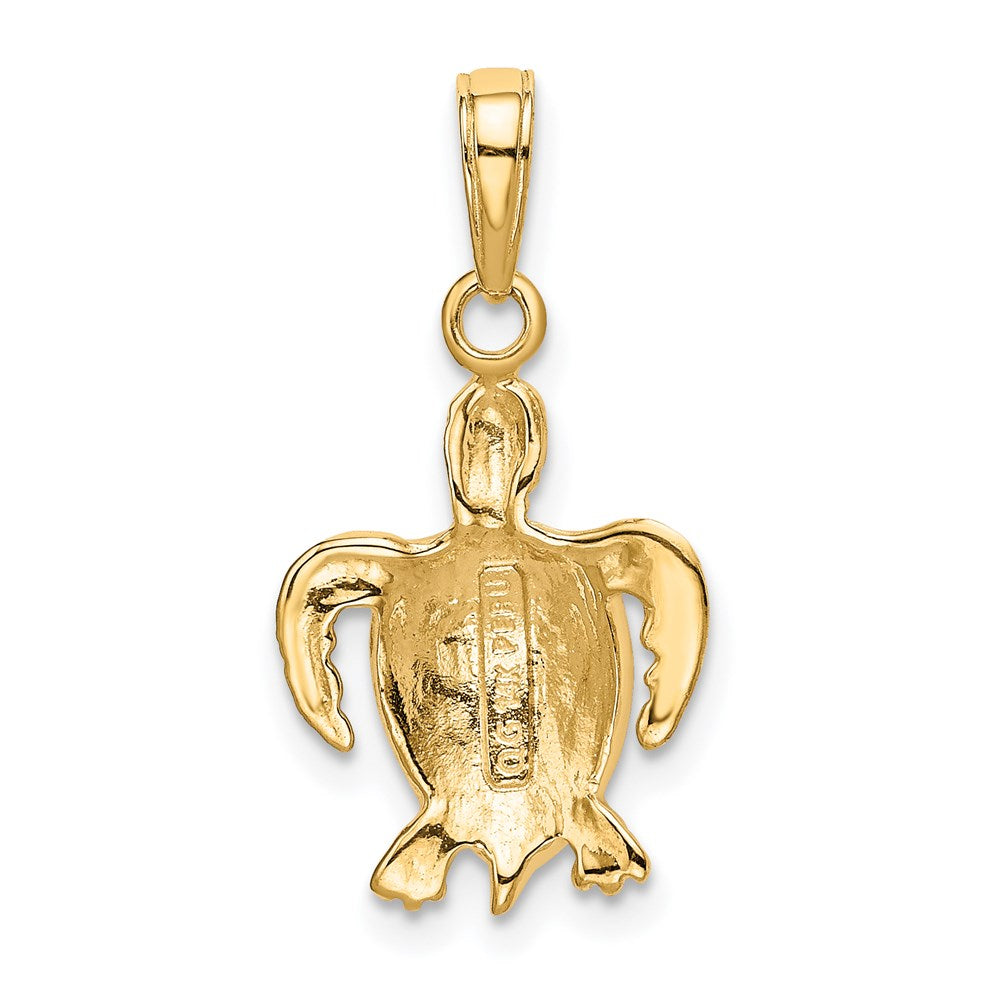 Charlie & Co Jewelry | 14k Sea Turtle Pendant - Model K3309