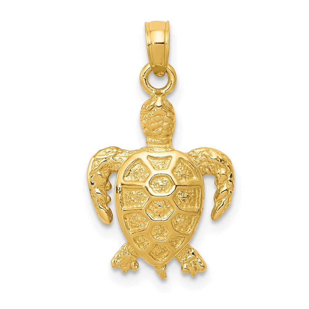 Charlie & Co Jewelry | 14k Sea Turtle Pendant - Model K3309