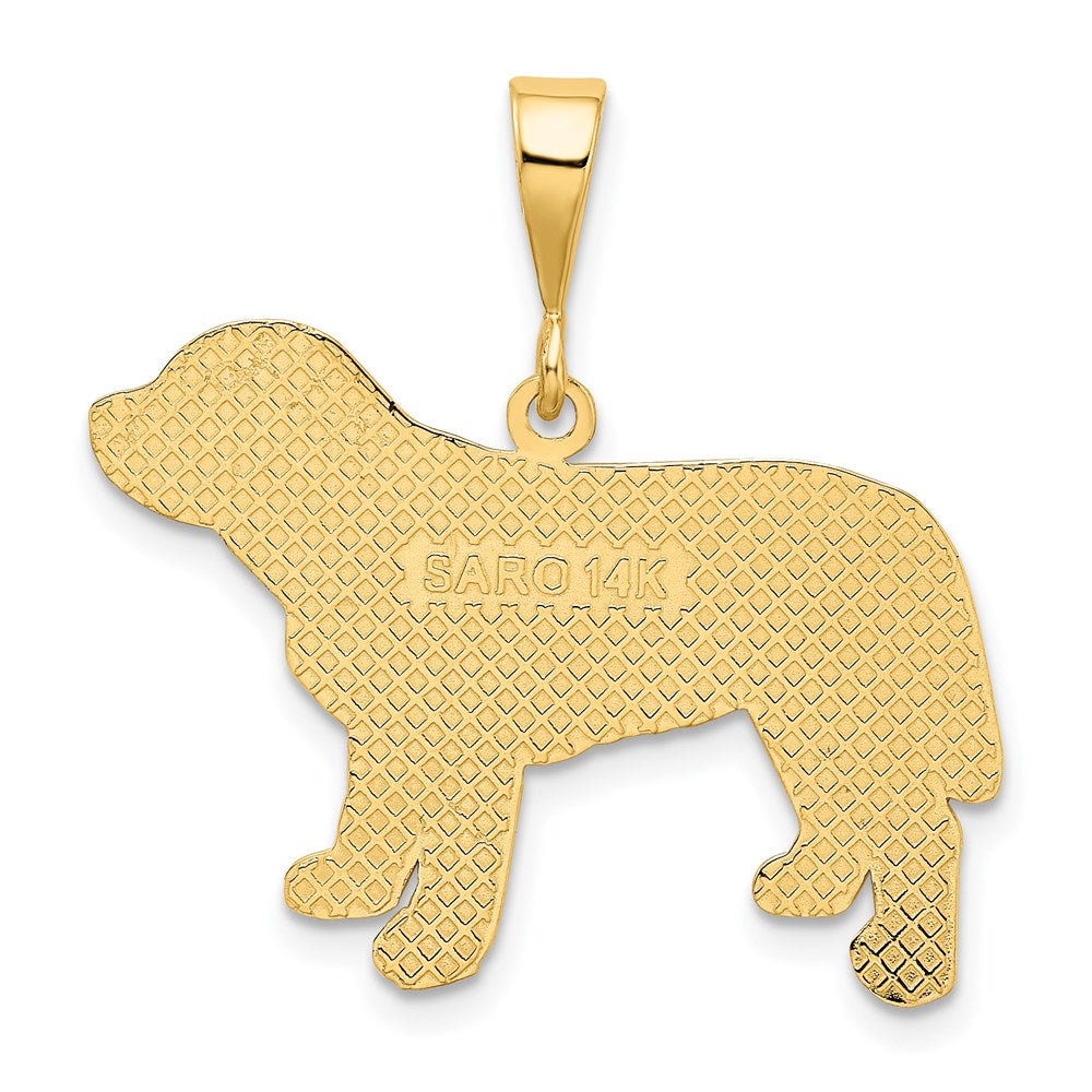 14k Gold Labrador Dog Necklace Pendant - Charlie & Co. Jewelry