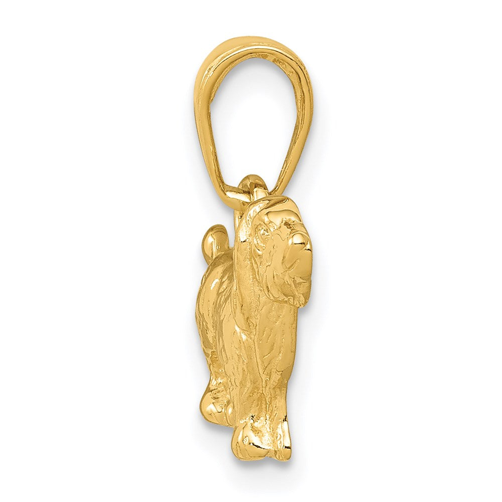 14k Gold Cocker Spaniel Necklace Pendant - Charlie & Co. Jewelry