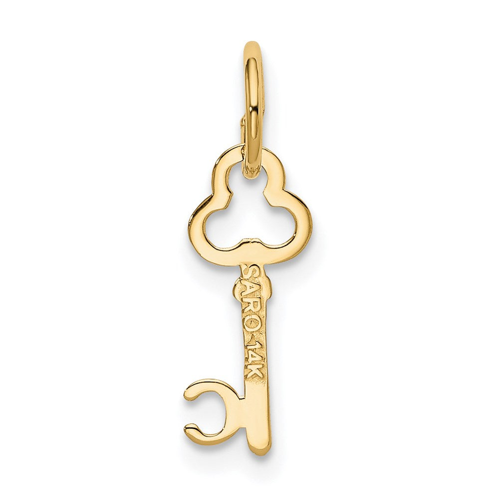 Charlie & Co Jewelry | 14k Key Letter C Initial Charm - Model K3442C