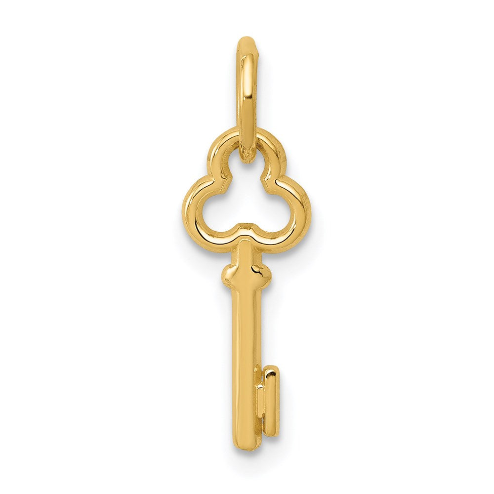 Charlie & Co Jewelry | 14k Key Letter I Initial Charm - Model K3442I