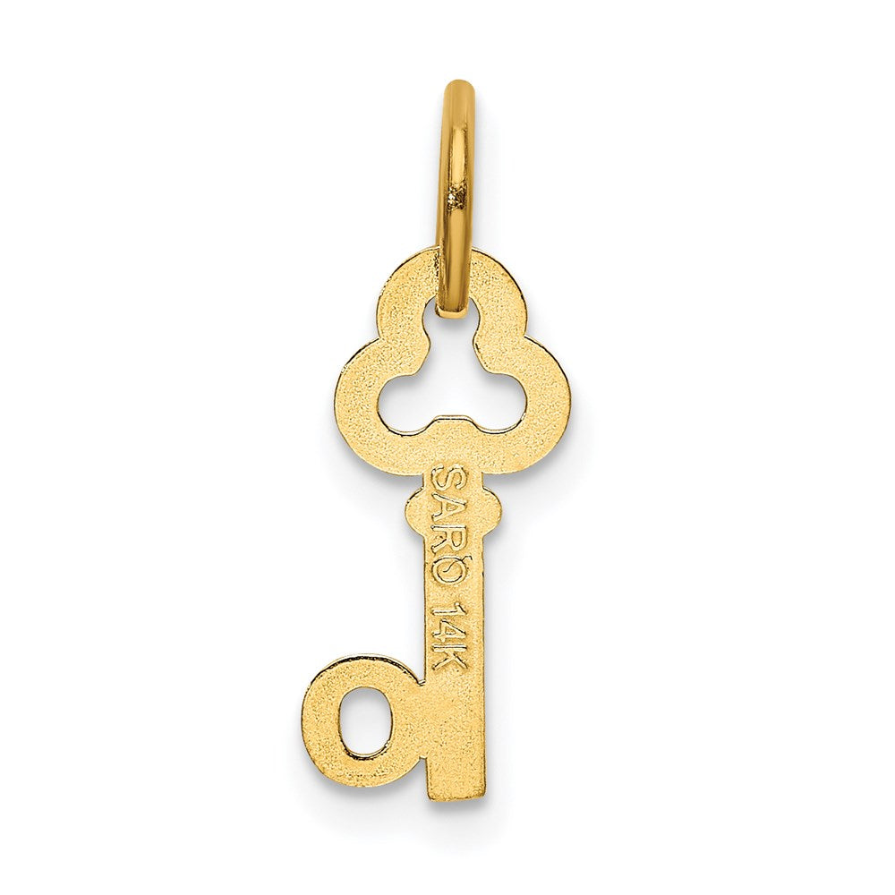 Charlie & Co Jewelry | 14k Key Letter O Initial Charm - Model K3442O
