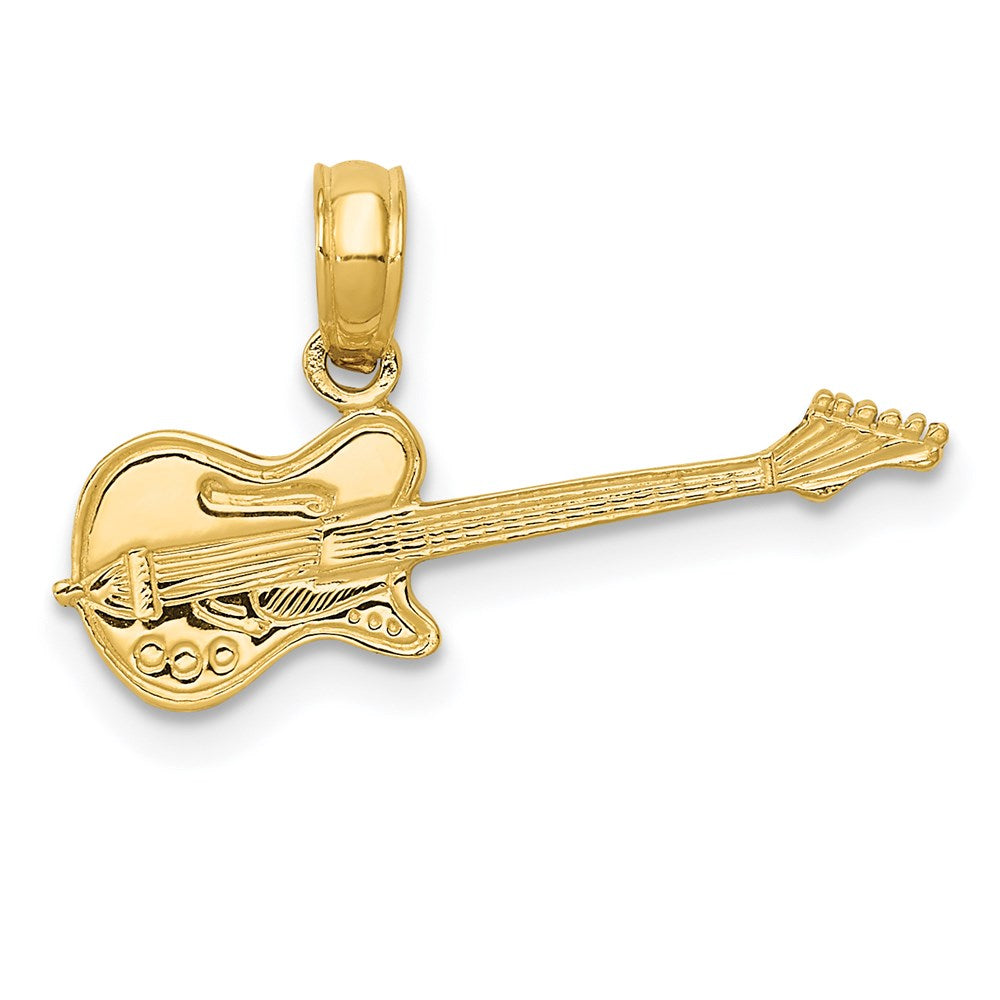 Charlie & Co Jewelry | 14k Electric Guitar Pendant - Model K3512