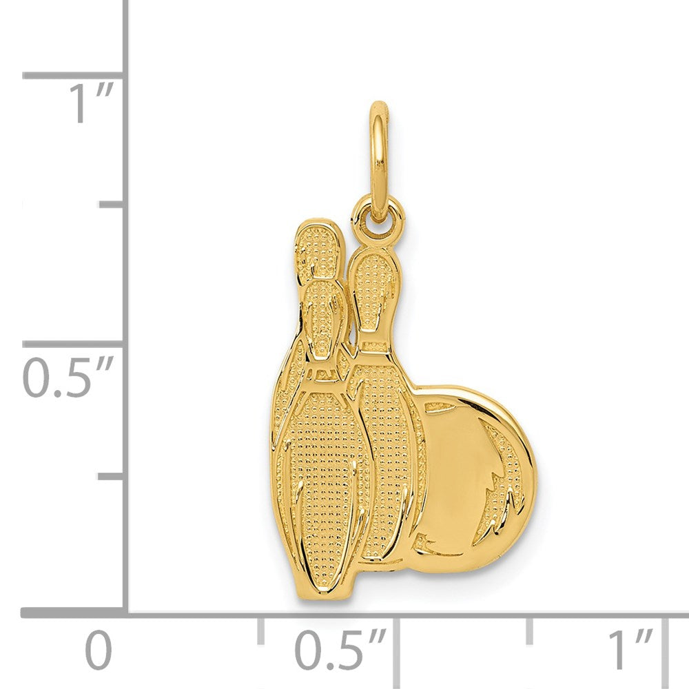 Charlie & Co Jewelry | 14k Bowling Pins Charm - Model K3553