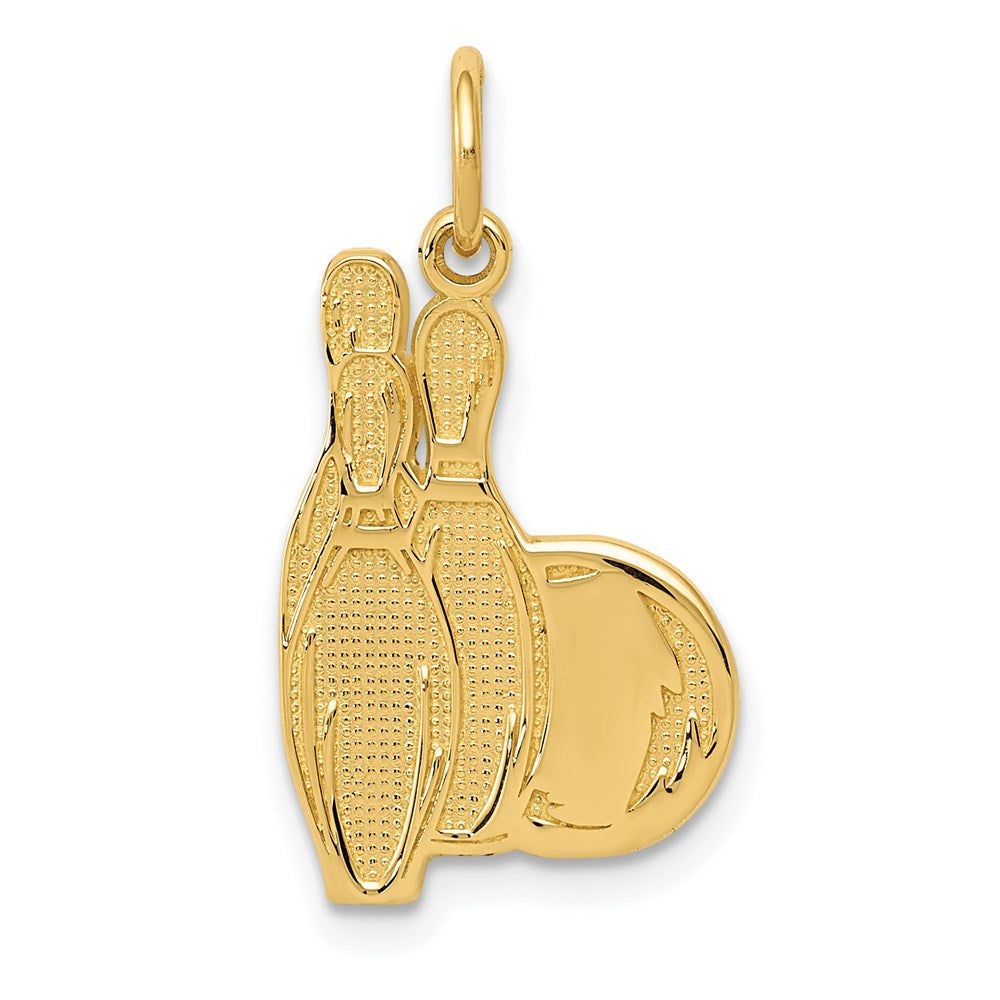 Charlie & Co Jewelry | 14k Bowling Pins Charm - Model K3553