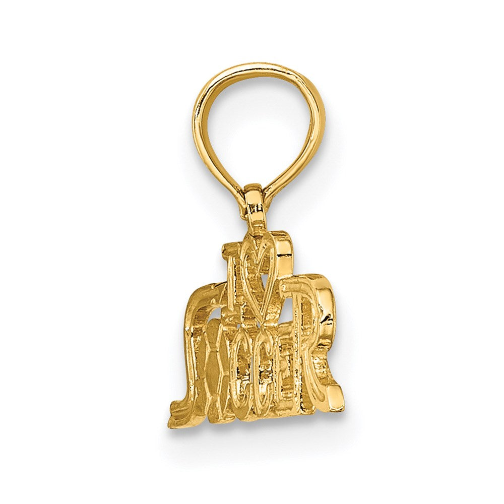 Charlie & Co Jewelry | 14k I Heart Soccer Charm - Model K3579