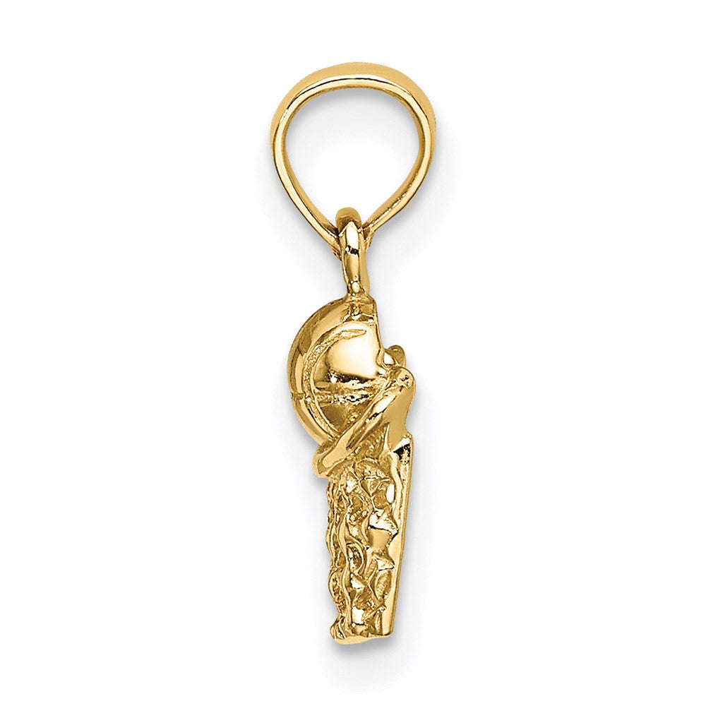 Charlie & Co Jewelry | 14k Basketball W/net Charm - Model K3592