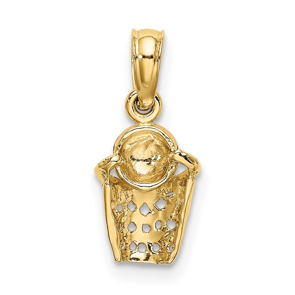Charlie & Co Jewelry | 14k Basketball W/net Charm - Model K3592