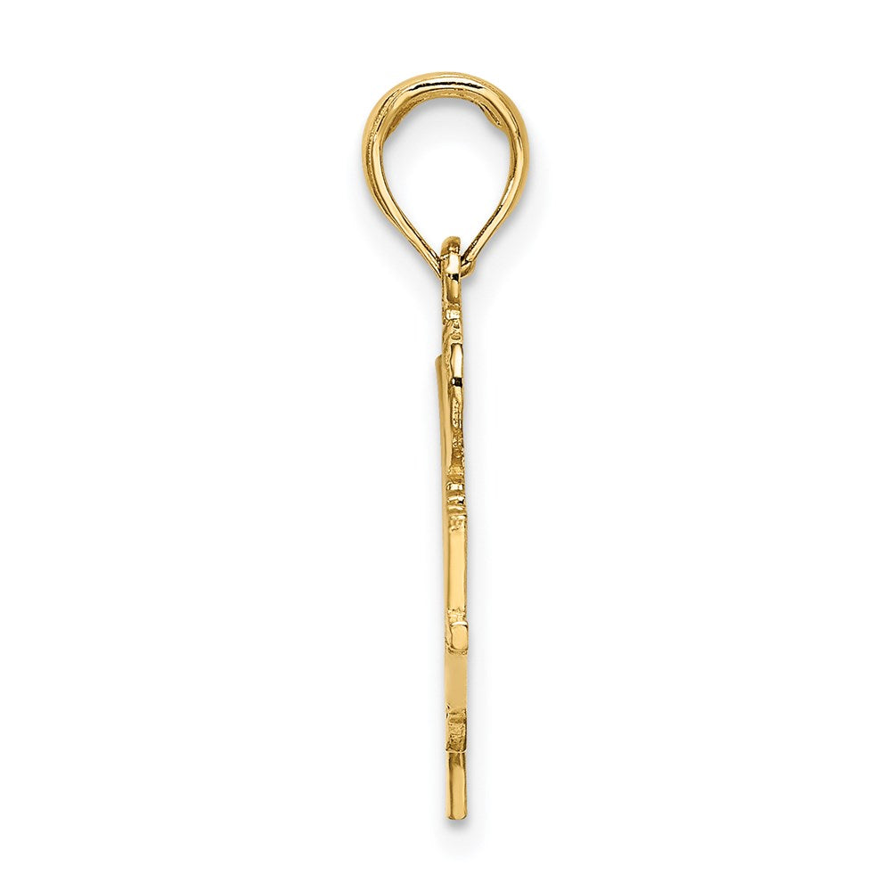 Charlie & Co Jewelry | 14k I Heart Basketball W/ball And Net Charm - Model K3595
