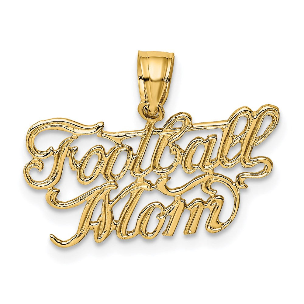 Charlie & Co Jewelry | 14k Football Mom Charm - Model K3597