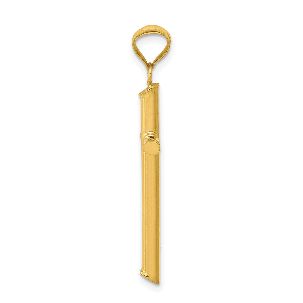 Charlie & Co Jewelry | 14k 3-d Polished Hollow Cross Pendant - Model K3606