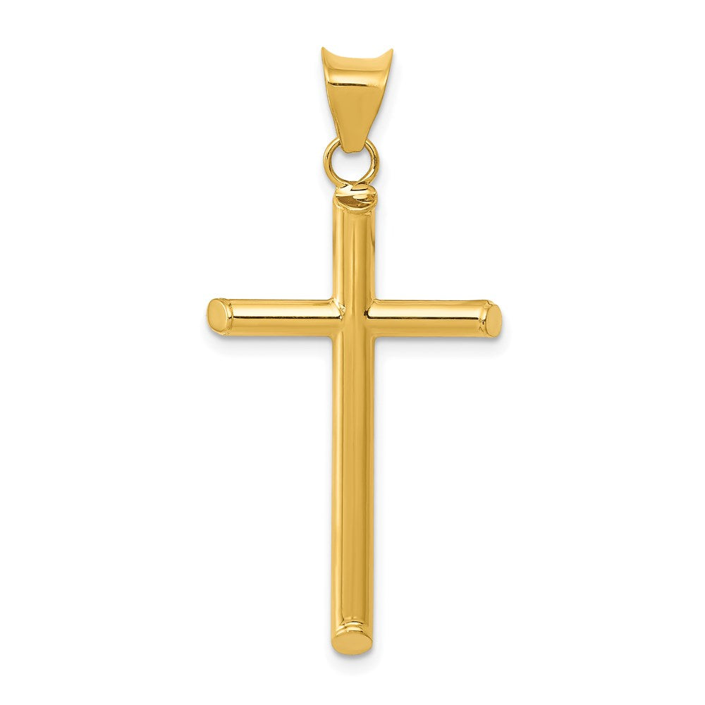 Charlie & Co Jewelry | 14k 3-d Polished Hollow Cross Pendant - Model K3606