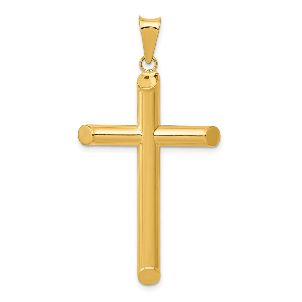 Charlie & Co Jewelry | 14k 3-d Polished Hollow Cross Pendant - Model K3611