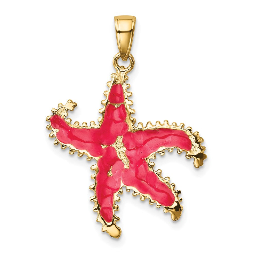 Charlie & Co Jewelry | 14k Pink Enameled Starfish Pendant - Model K4176