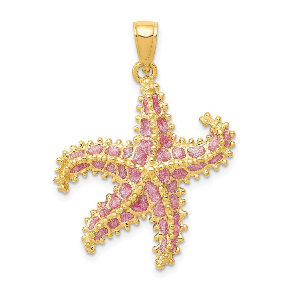 Charlie & Co Jewelry | 14k Pink Enameled Starfish Pendant - Model K4176