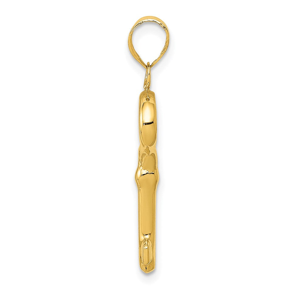 Charlie & Co Jewelry | 14k Polished 3-d Key Charm - Model K4698