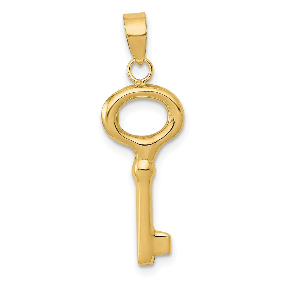 Charlie & Co Jewelry | 14k Polished 3-d Key Charm - Model K4698