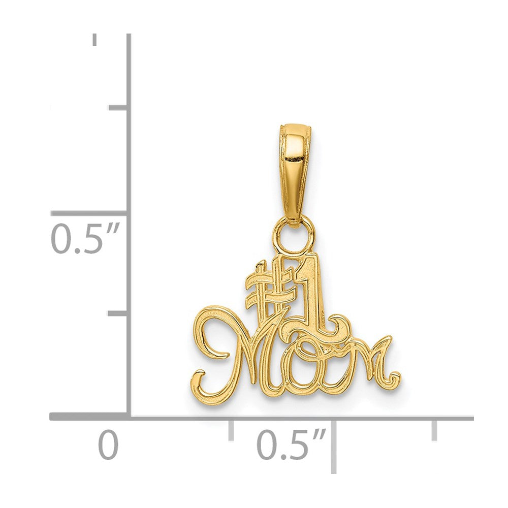 Charlie & Co Jewelry | 14k #1 Mom Charm - Model K4719