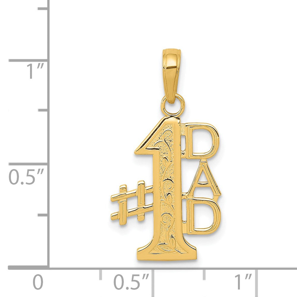Charlie & Co Jewelry | 14k #1 Dad Charm - Model K4732