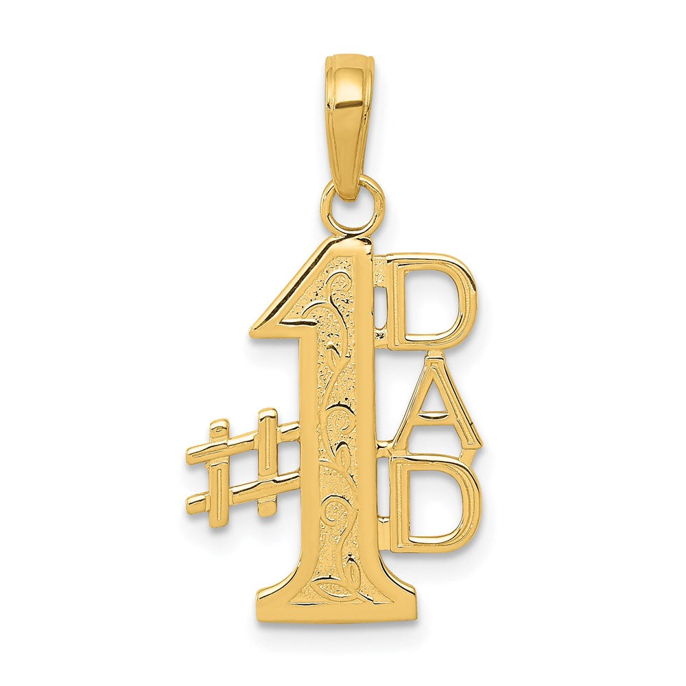 Charlie & Co Jewelry | 14k #1 Dad Charm - Model K4732