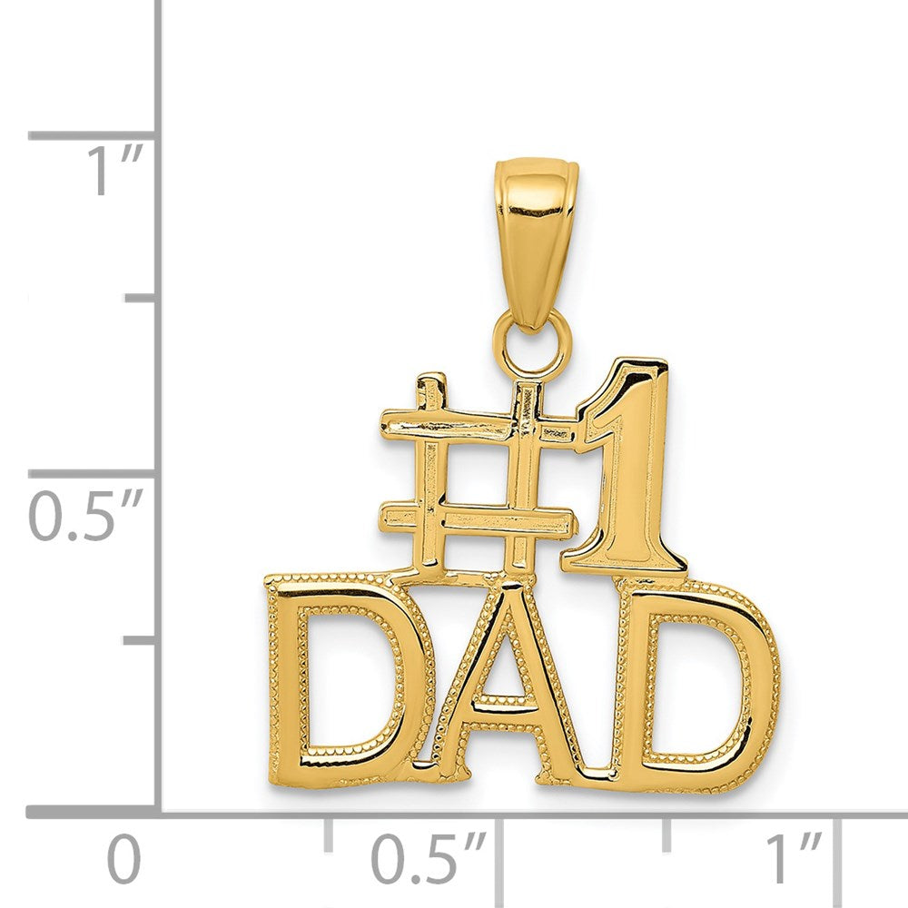 Charlie & Co Jewelry | 14k #1 Dad Charm - Model K4734