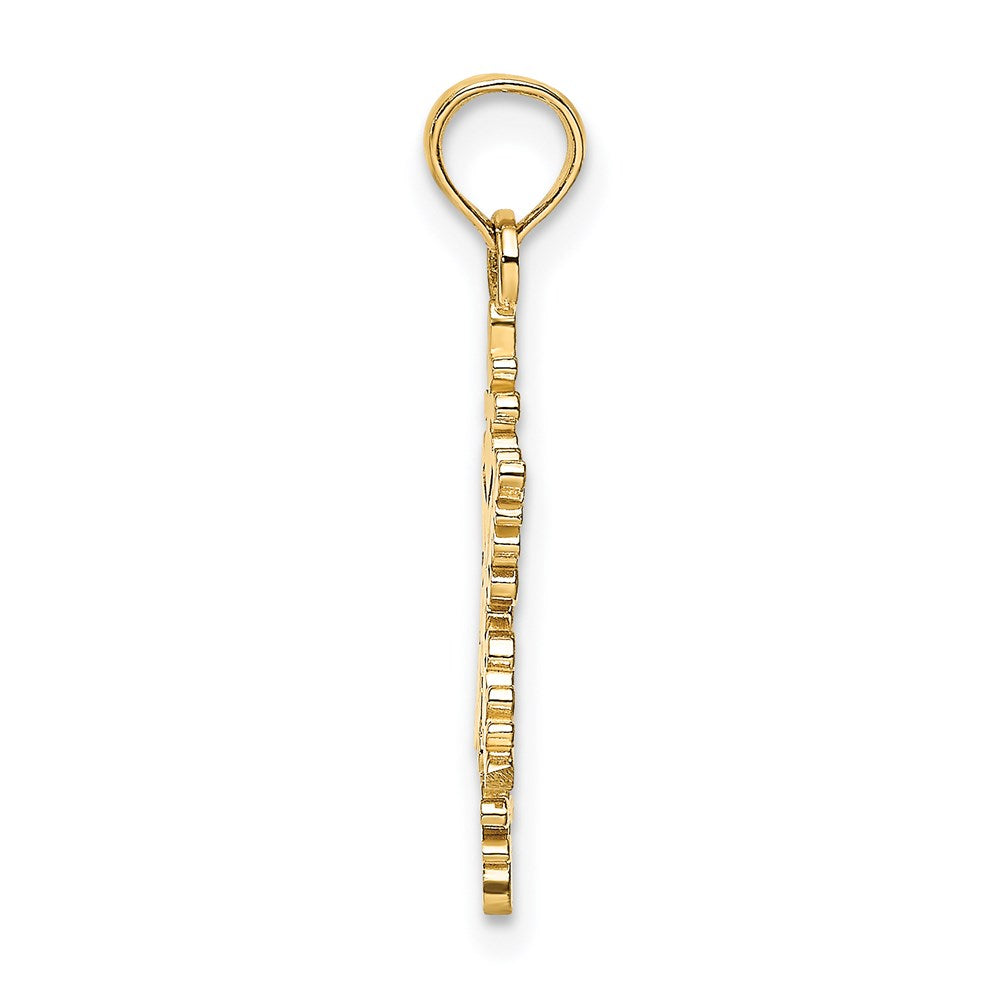 Charlie & Co Jewelry | 14k Polished Snowflake Charm - Model K4743