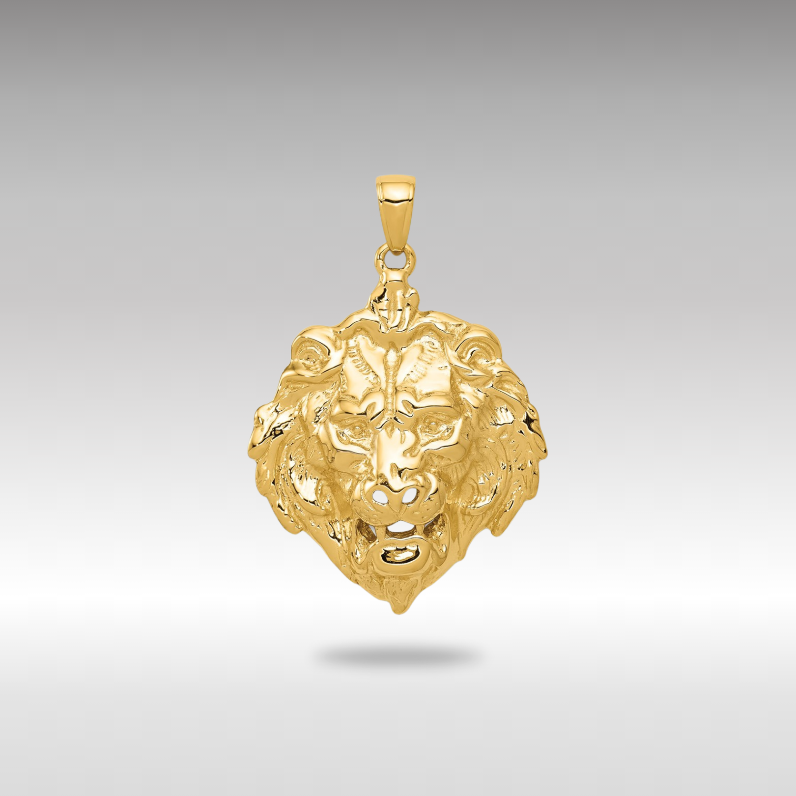 Gold Lion Necklace Pendant - Charlie & Co. Jewelry