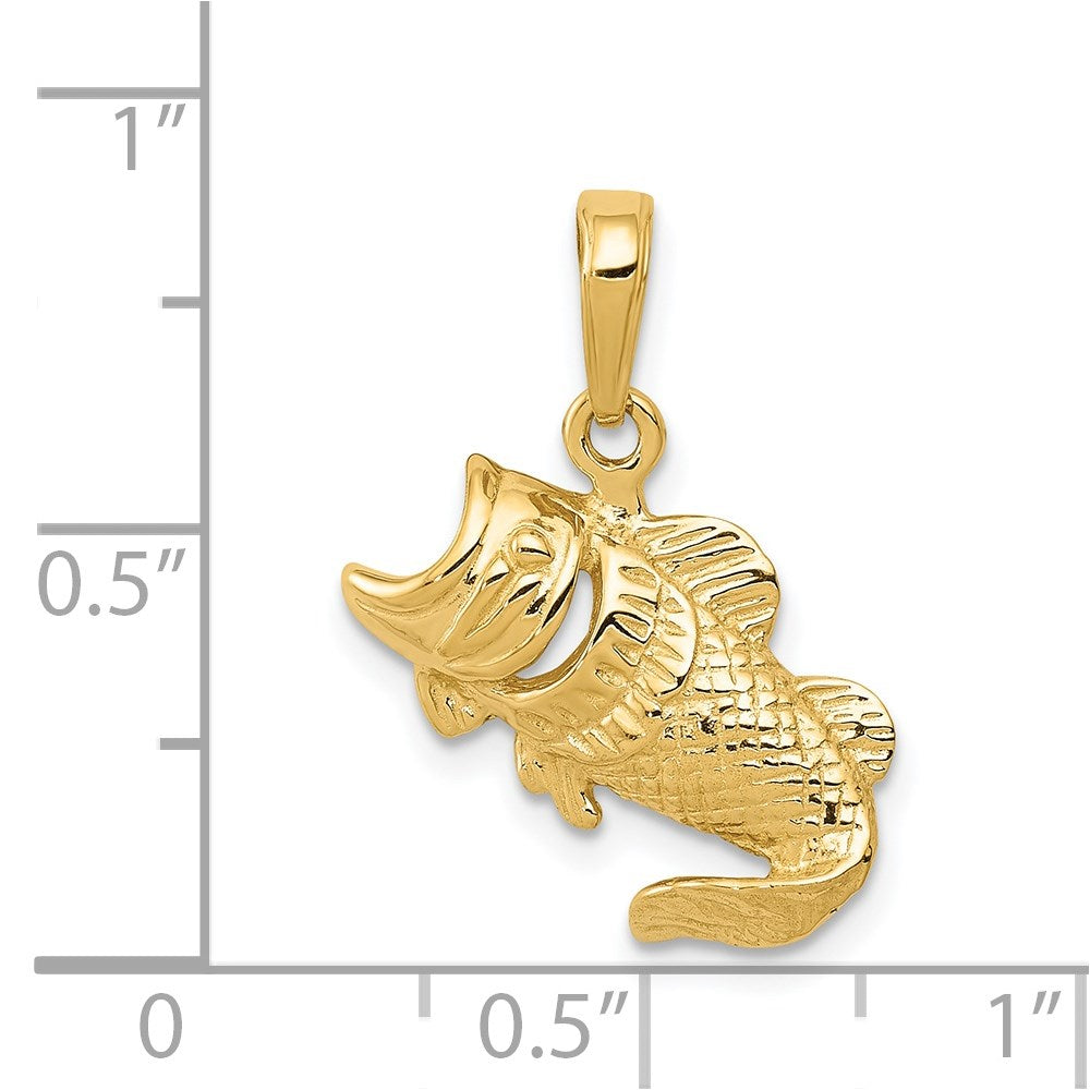 Charlie & Co Jewelry | 14k Small Fish Charm - Model K4869