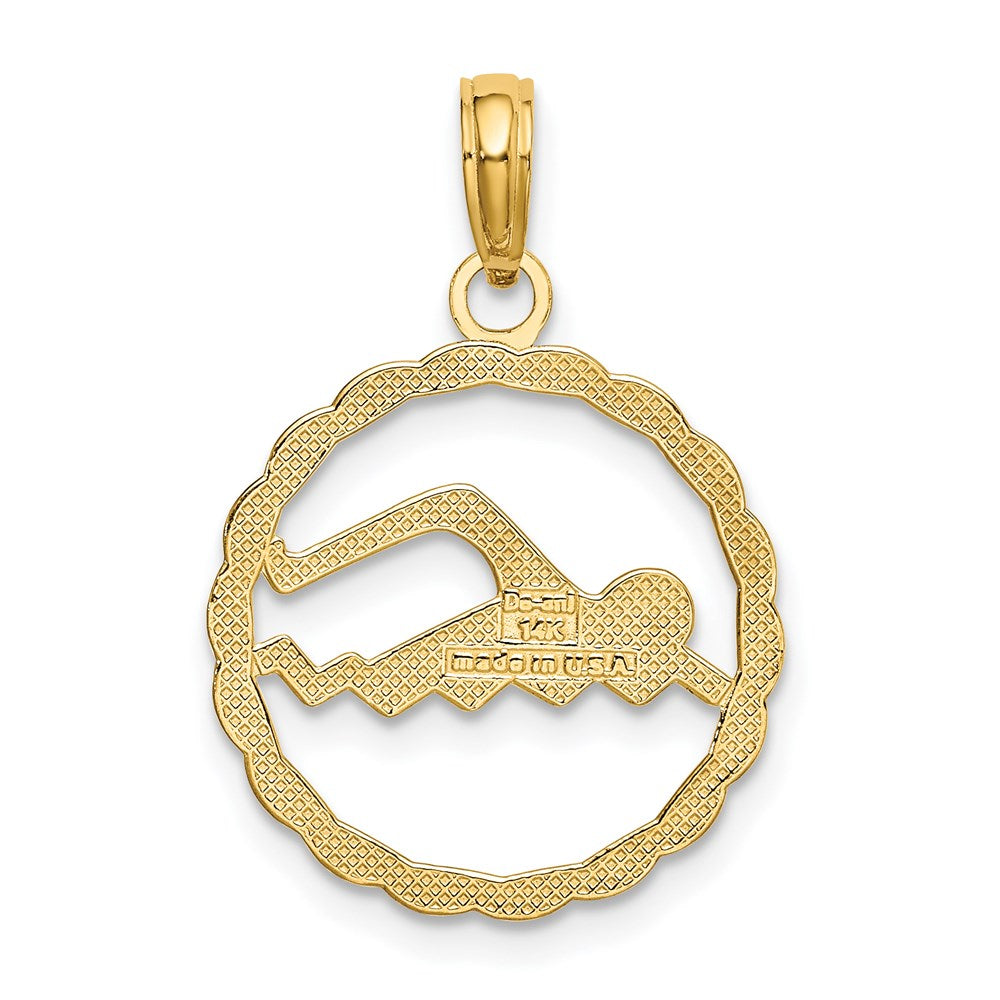 Charlie & Co Jewelry | 14k Swimming Charm - Model K4959