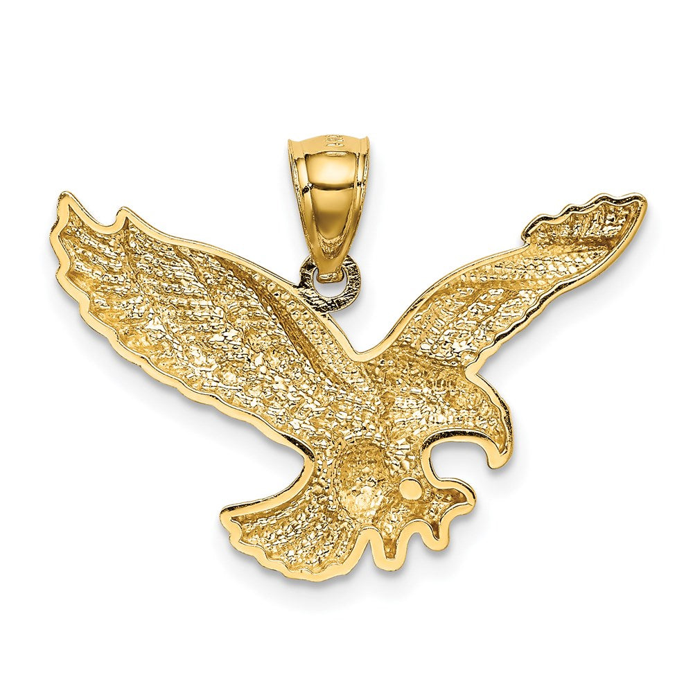 14K Gold Eagle Pendant Necklace - Charlie & Co. Jewelry