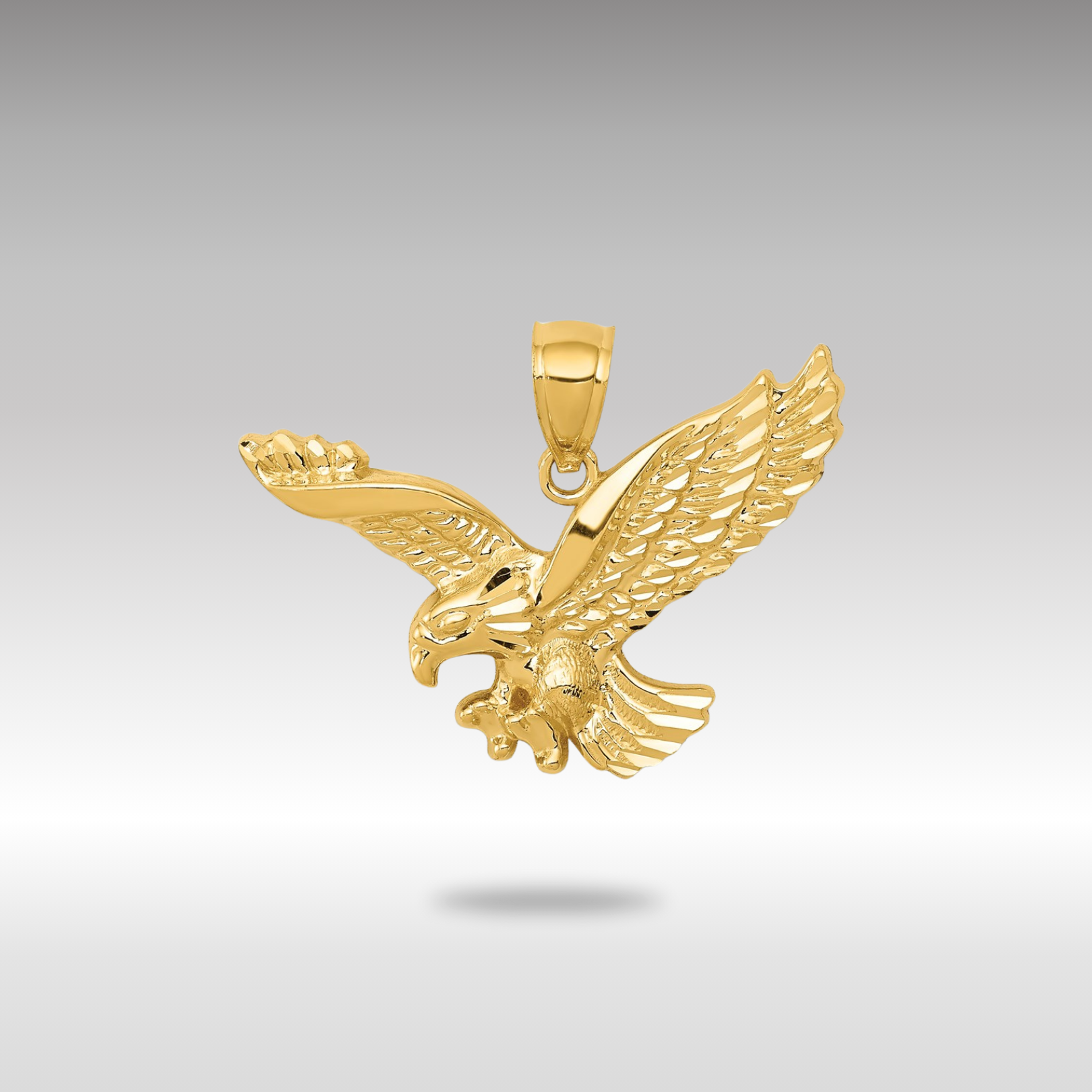 Gold Eagle Pendant Necklace - Charlie & Co. Jewelry