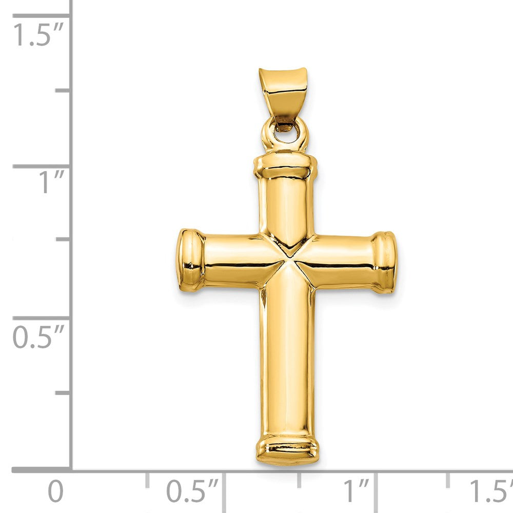 Charlie & Co Jewelry | 14k Polished Stamping Cross Pendant - Model K6219