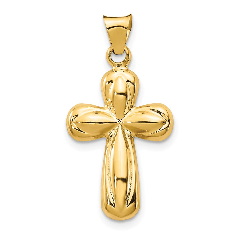 Charlie & Co Jewelry | 14k Polished Stamping Cross Pendant - Model K6230
