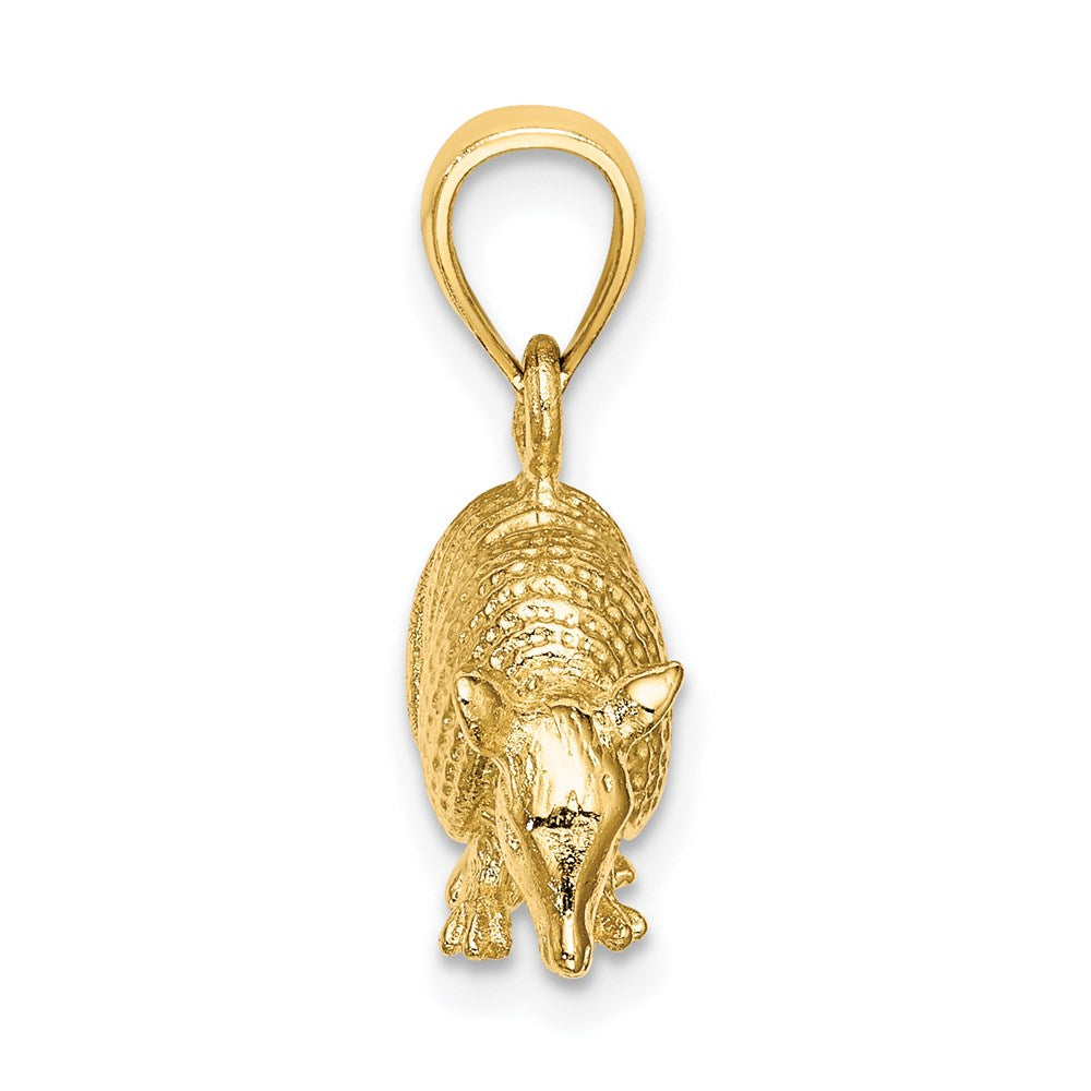 Gold Armadillo Pendant - Charlie & Co. Jewelry