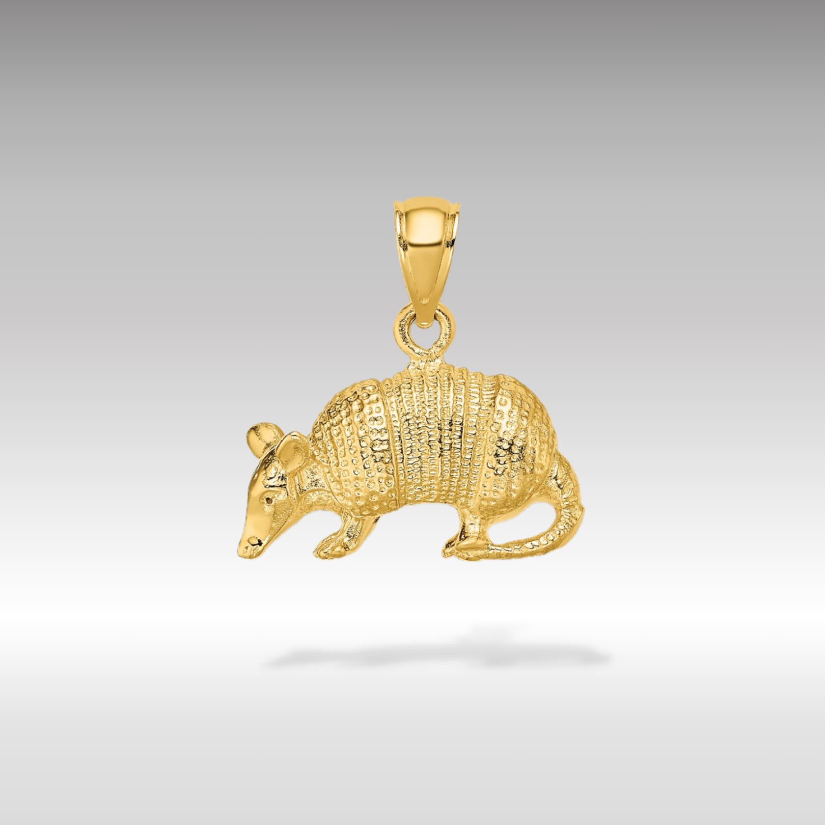 Gold Armadillo Pendant - Charlie & Co. Jewelry