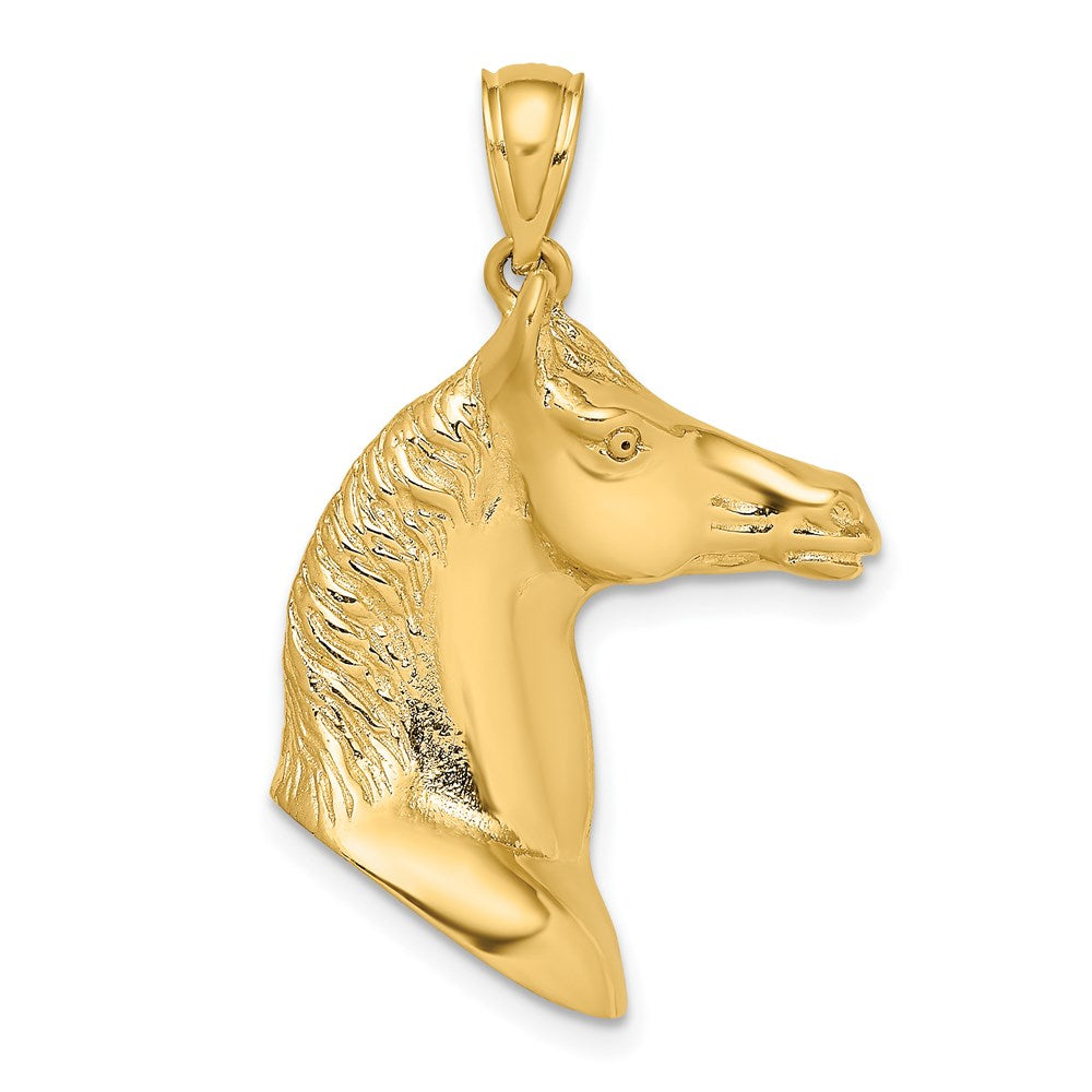 Charlie & Co Jewelry | 14k 3-d Polished Horse Head Charm - Model K6530