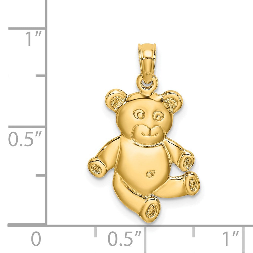 Charlie & Co Jewelry | 14k Reversible Teddy Bear Charm - Model K6590