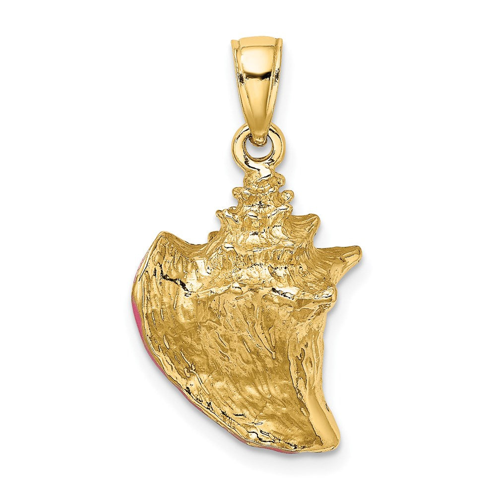Charlie & Co Jewelry | 14k 3-d Enamel Conch Shell Charm - Model K6654