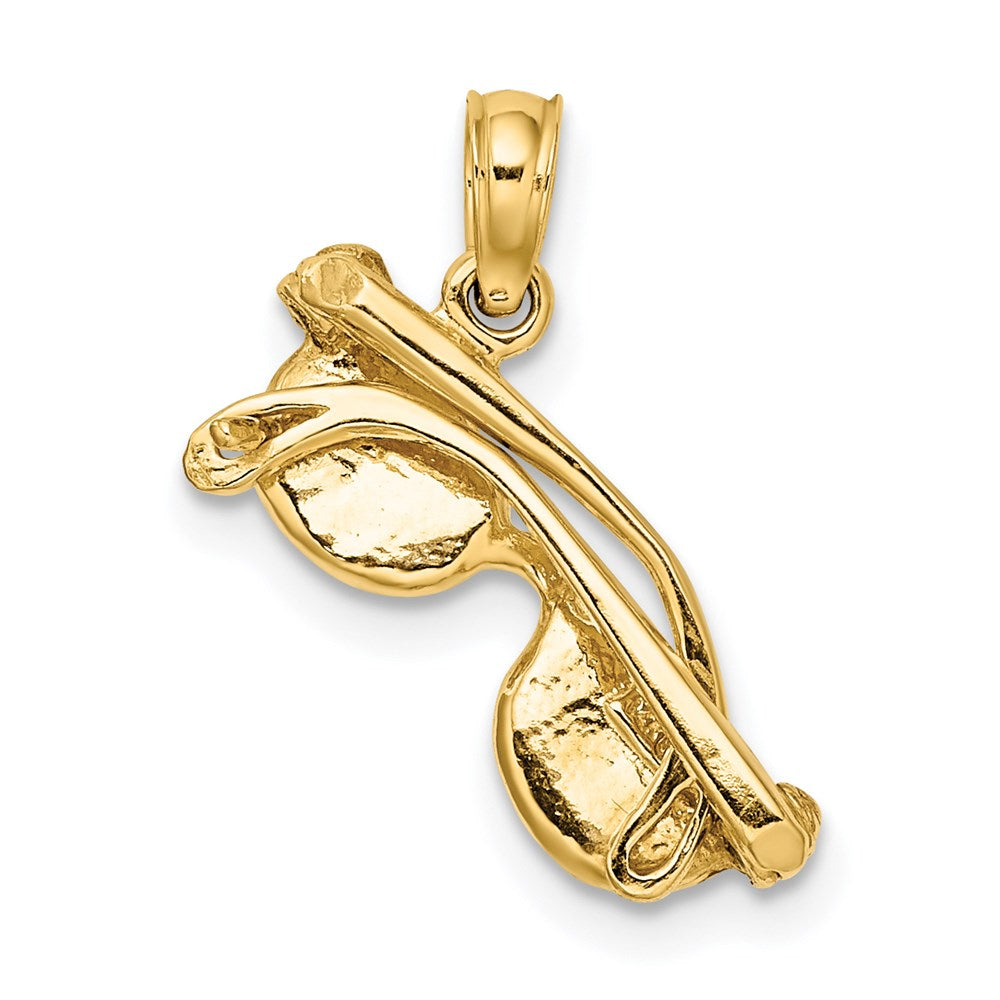 Charlie & Co Jewelry | 14k 3d Yellow Enameled Sunglasses Moveable Charm - Model K6703