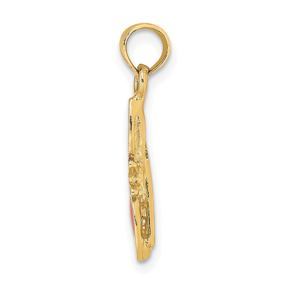 Charlie & Co Jewelry | 14k Orange Enameled Butterfly Sunglasses Charm - Model K6757