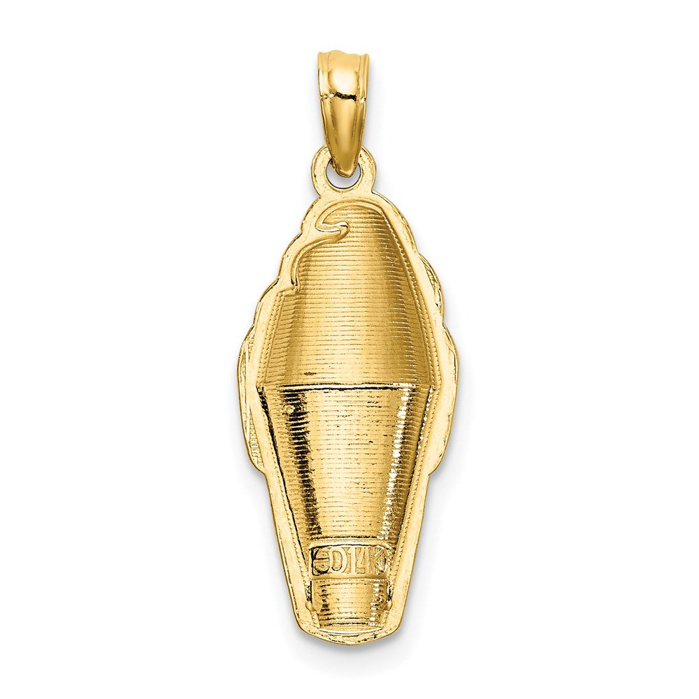 Charlie & Co Jewelry | 14k Pink Enameled Strawberry Ice Cream Cone Charm - Model K6799