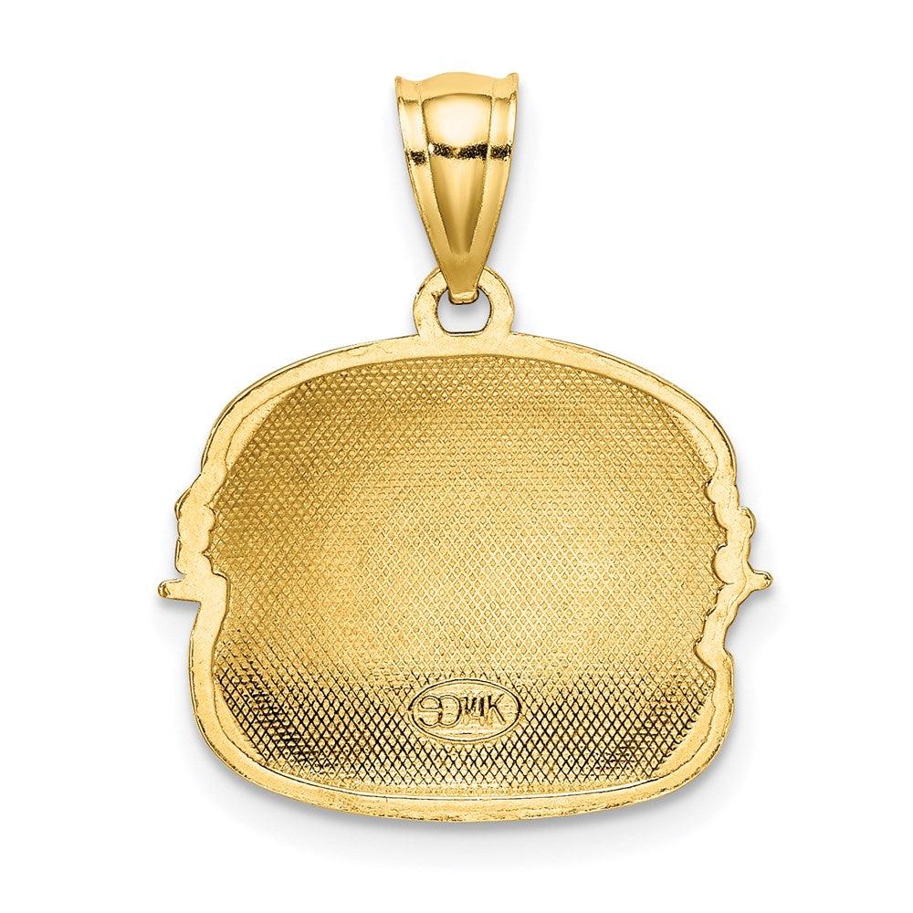 Charlie & Co Jewelry | 14k W/enamel Cheeseburger Charm - Model K6800