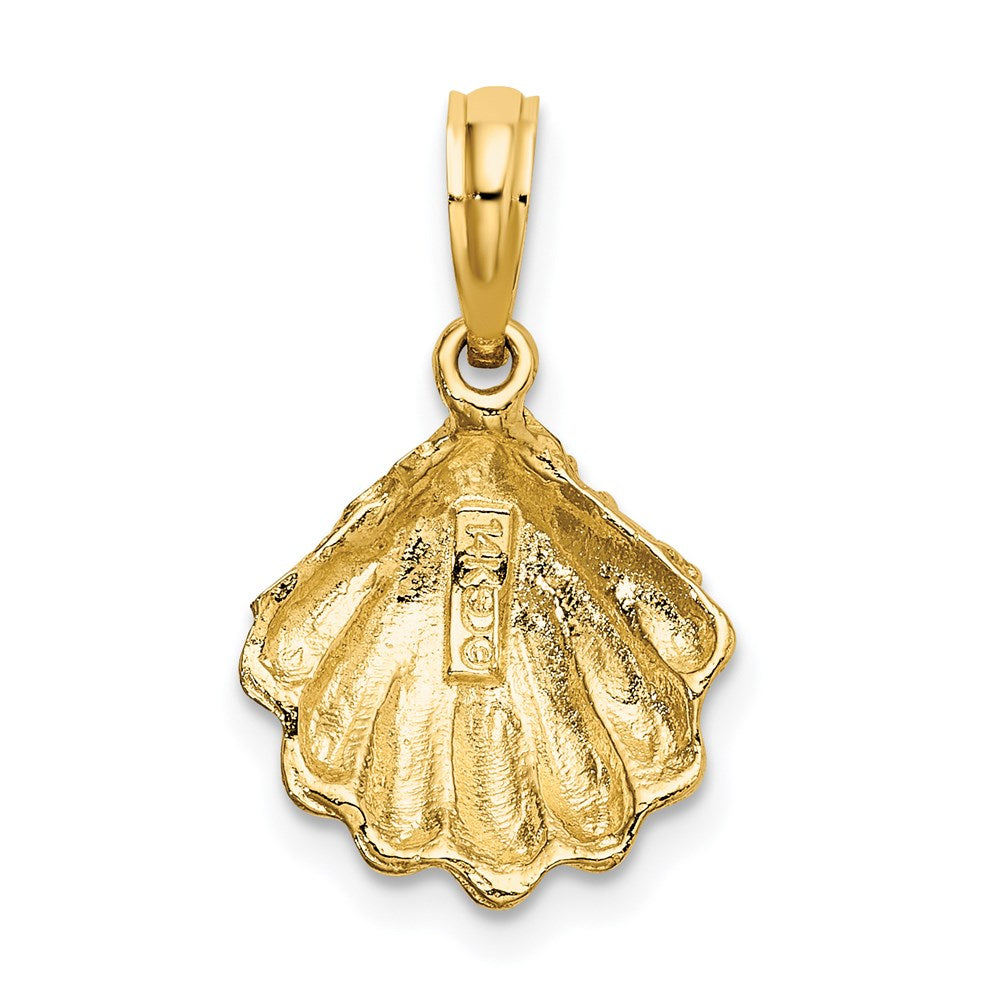 Charlie & Co Jewelry | 14k Textured Oyster Shell Charm - Model K7654