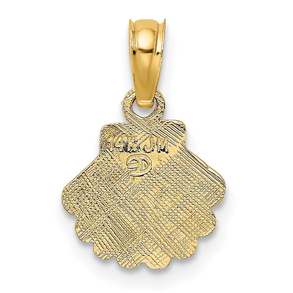 Charlie & Co Jewelry | 14k Polished And Engraved Shell Charm - Model K7665