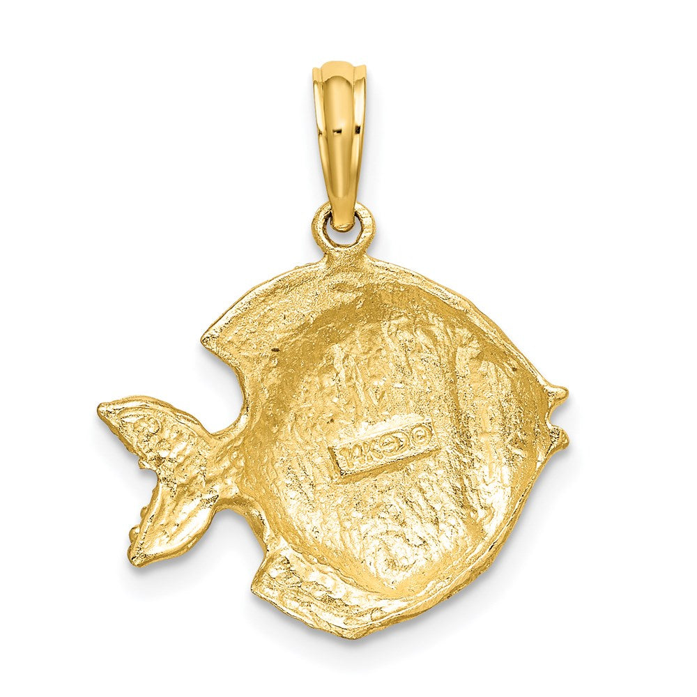 Charlie & Co Jewelry | 14k Polished  Engraved Fish Charm - Model K7674